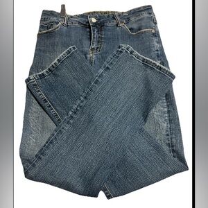 VBlue Jeans Women’s Junior  Sz 5/6 
Flared Mid-Rise Distressed Boyfriend fit